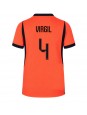 Billige Nederland Virgil van Dijk #4 Hjemmedrakt VM 2026 Kortermet